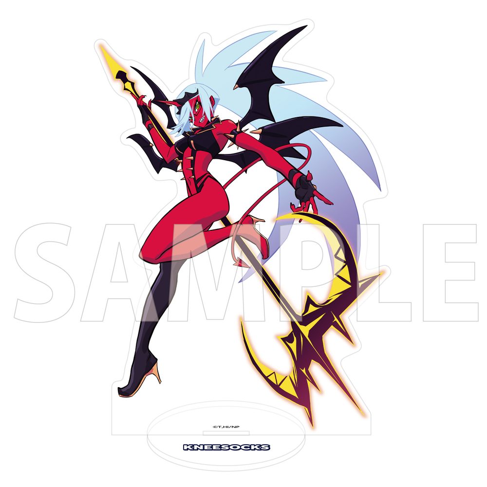 New PANTY & STOCKING with GARTERBELT アクリルスタンドフィギュア リアル等身Ver. ニーソックス ("New Panty & Stocking with Garterbelt" Acrylic Stand Figure Real Life-size Ver. Kneesocks)