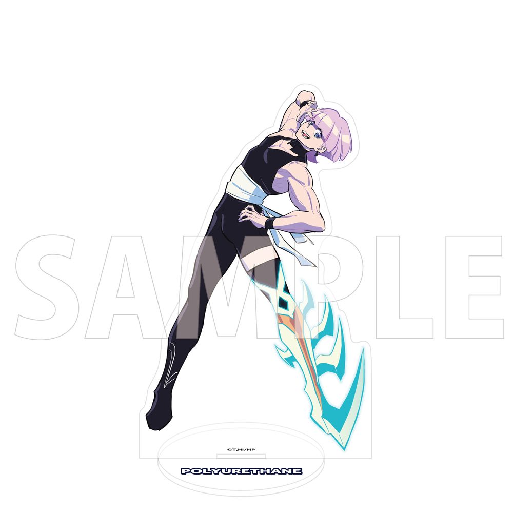 New PANTY & STOCKING with GARTERBELT アクリルスタンドフィギュア リアル等身Ver. ポリウレタン ("New Panty & Stocking with Garterbelt" Acrylic Stand Figure Real Life-size Ver. Polyurethane)