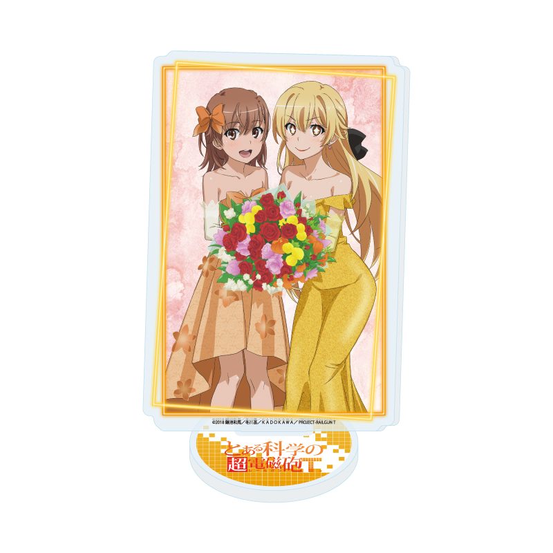 アクリルスタンド とある科学の超電磁砲T 16 Aデザイン(場面写イラスト) (Acrylic Stand "A Certain Scientific Railgun T" 16 A Design (Scenes Illustration))