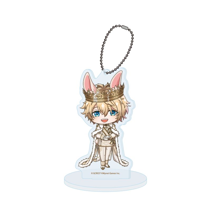 アクリルスタンドキーホルダー 夢王国と眠れる100人の王子様 65 クロノ(ミニキャライラスト) (Acrylic Stand Key Chain "100 Sleeping Princes and the Kingdom of Dreams" 65 Chrono (Mini Character Illustration))
