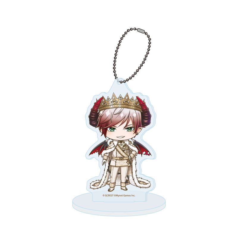 アクリルスタンドキーホルダー 夢王国と眠れる100人の王子様 69 ヴァスティ(ミニキャライラスト) (Acrylic Stand Key Chain "100 Sleeping Princes and the Kingdom of Dreams" 69 Vashti (Mini Character Illustration))