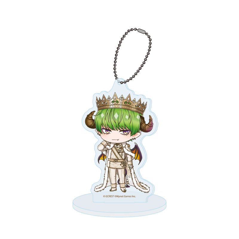 アクリルスタンドキーホルダー 夢王国と眠れる100人の王子様 70 アケディア(ミニキャライラスト) (Acrylic Stand Key Chain "100 Sleeping Princes and the Kingdom of Dreams" 70 Acedia (Mini Character Illustration))