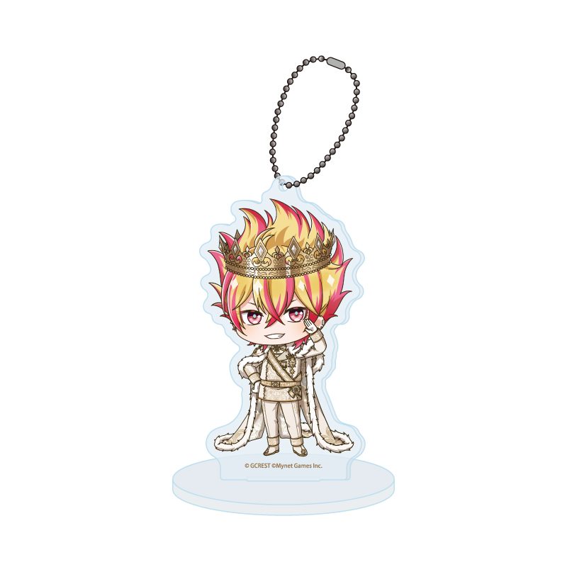 アクリルスタンドキーホルダー 夢王国と眠れる100人の王子様 76 カルロ(ミニキャライラスト) (Acrylic Stand Key Chain "100 Sleeping Princes and the Kingdom of Dreams" 76 Carlo (Mini Character Illustration))