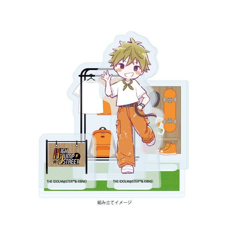 アクリルスタンドプレート アイドルマスター SideM 01 秋山隼人(グラフアートイラスト) (Acrylic Stand Plate "The Idolmaster SideM" 01 Akiyama Hayato (Graff Art Illustration))