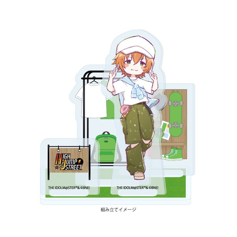 アクリルスタンドプレート アイドルマスター SideM 04 若里春名(グラフアートイラスト) (Acrylic Stand Plate "The Idolmaster SideM" 04 Wakazato Haruna (Graff Art Illustration))