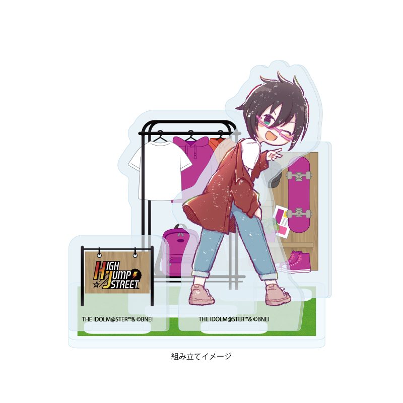 アクリルスタンドプレート アイドルマスター SideM 05 伊瀬谷四季(グラフアートイラスト) (Acrylic Stand Plate "The Idolmaster SideM" 05 Iseya Shiki (Graff Art Illustration))