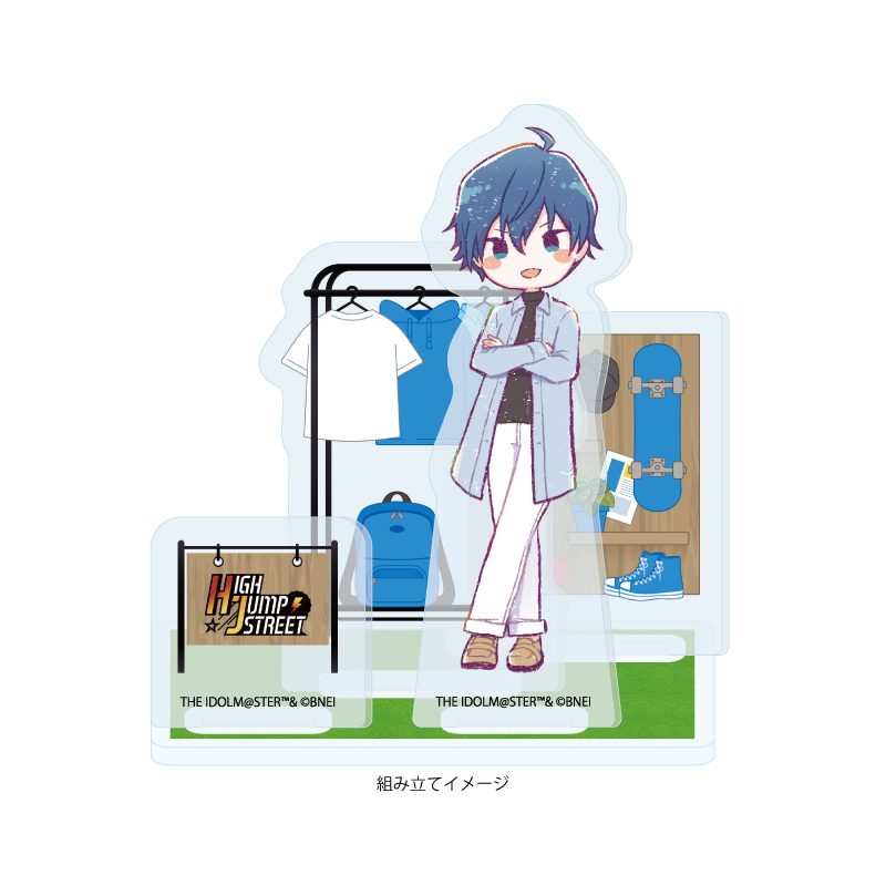 アクリルスタンドプレート アイドルマスター SideM 08 天峰秀(グラフアートイラスト) (Acrylic Stand Plate "The Idolmaster SideM" 08 Amamine Shu (Graff Art Illustration))
