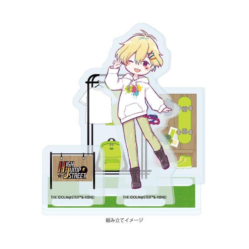 アクリルスタンドプレート アイドルマスター SideM 09 花園百々人(グラフアートイラスト) (Acrylic Stand Plate "The Idolmaster SideM" 09 Hanazono Momohito (Graff Art Illustration))