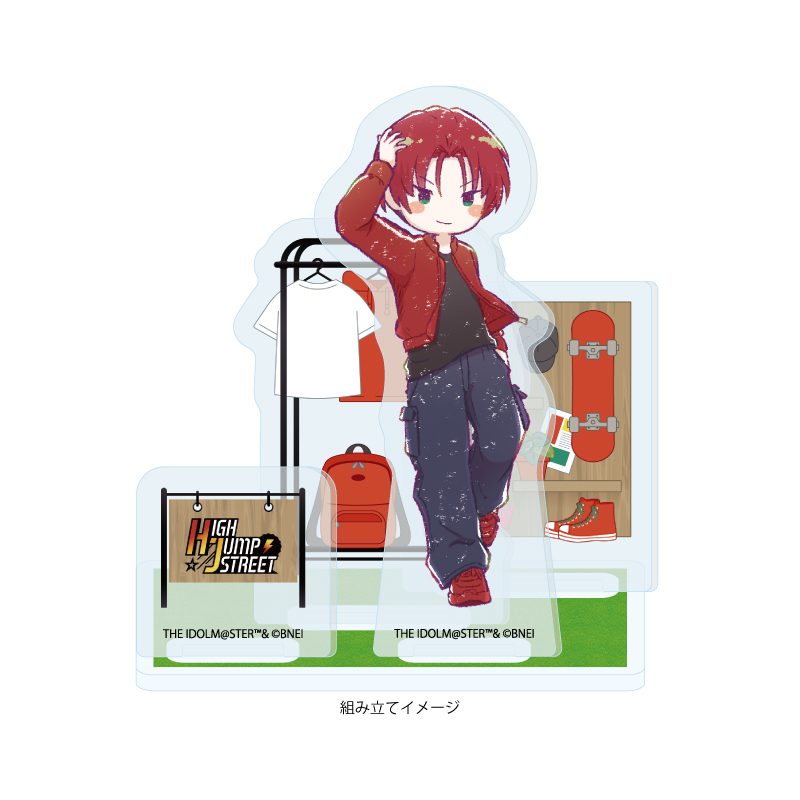 アクリルスタンドプレート アイドルマスター SideM 10 眉見鋭心(グラフアートイラスト) (Acrylic Stand Plate "The Idolmaster SideM" 10 Mayumi Eishin (Graff Art Illustration))