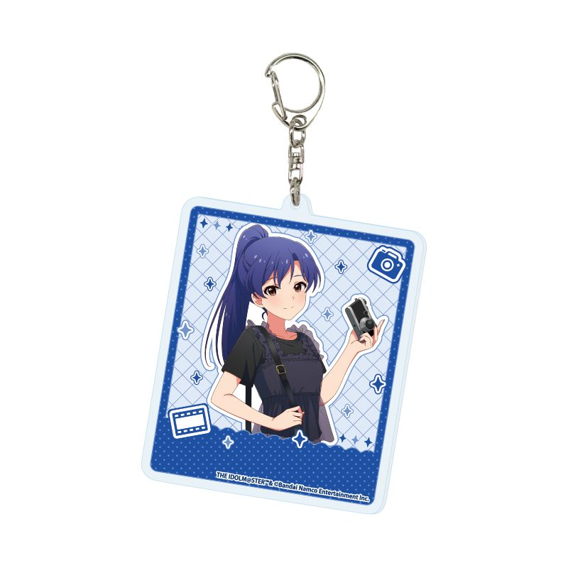 デカアクリルキーホルダー アイドルマスター ミリオンライブ! 02 如月千早 カメラVer.(描き下ろしイラスト) (Deka Acrylic Key Chain "The Idolmaster Million Live!" 02 Kisaragi Chihaya Camera Ver. (Original Illustration))