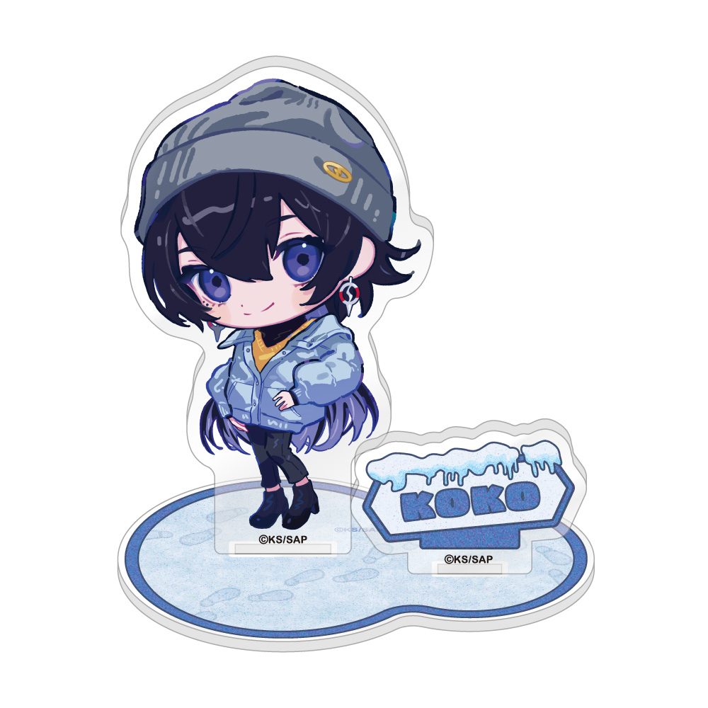 神椿市建設中。 ミニアクリルスタンド 輪廻此処 ("KAMITSUBAKI CITY UNDER CONSTRUCTION" Mini Acrylic Stand Rinne Koko)