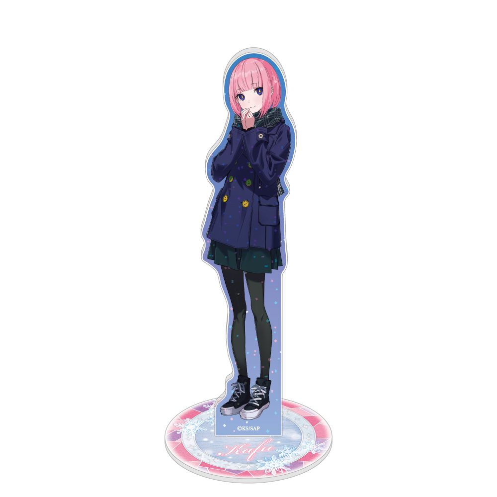 神椿市建設中。 描き下ろしラメ入りアクリルスタンド 森先化歩 ("KAMITSUBAKI CITY UNDER CONSTRUCTION" Original Illustration Lame Acrylic Stand Morisaki Kafu)
