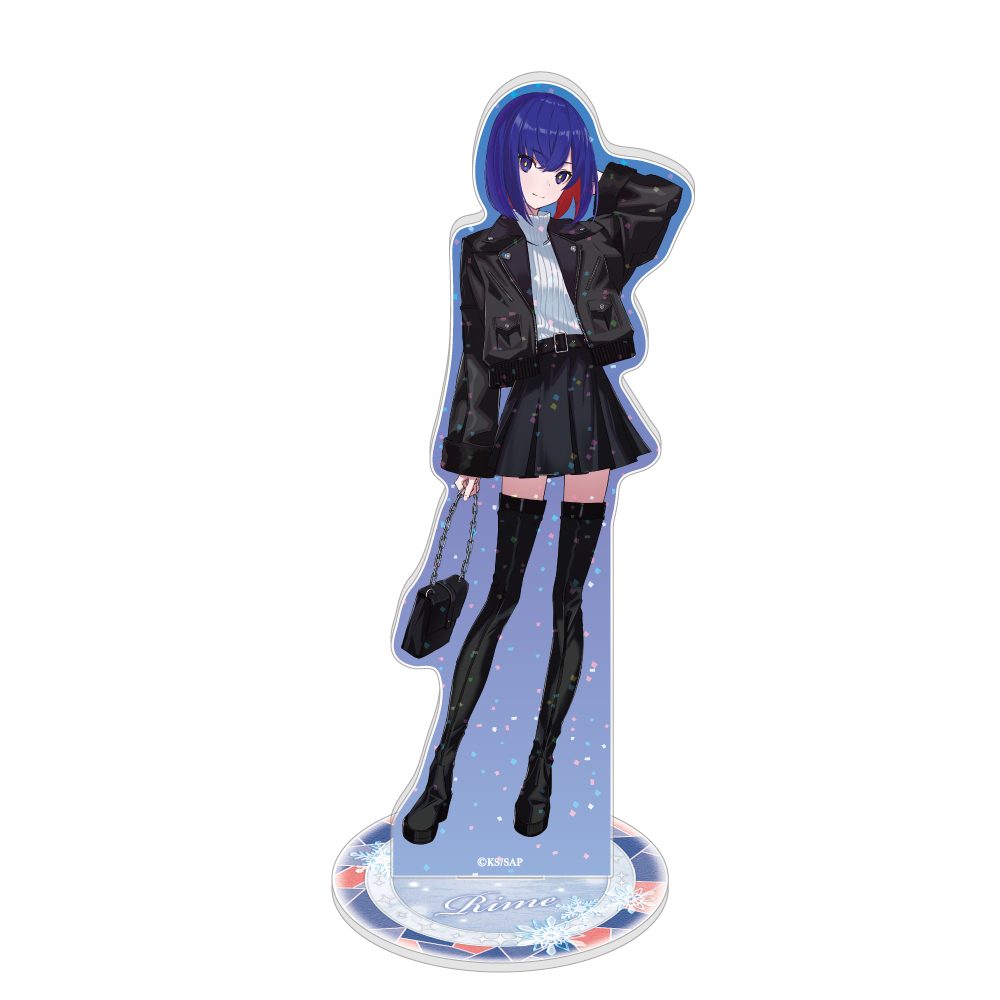 神椿市建設中。 描き下ろしラメ入りアクリルスタンド 谷置狸眼 ("KAMITSUBAKI CITY UNDER CONSTRUCTION" Original Illustration Lame Acrylic Stand Tanioki Rime)