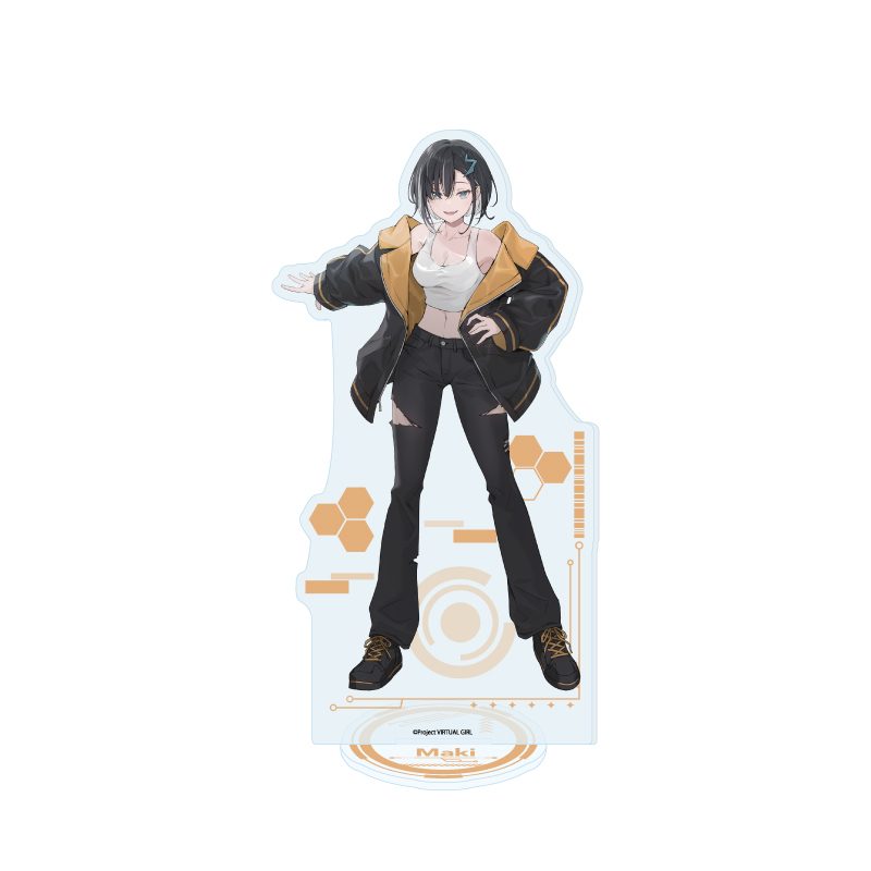 アクリルスタンド VIRTUAL GIRL @ WORLD'S END 03 マキ(公式イラスト) (Acrylic Stand "Virtual Girl @ World's End" 03 Maki (Official Illustration))