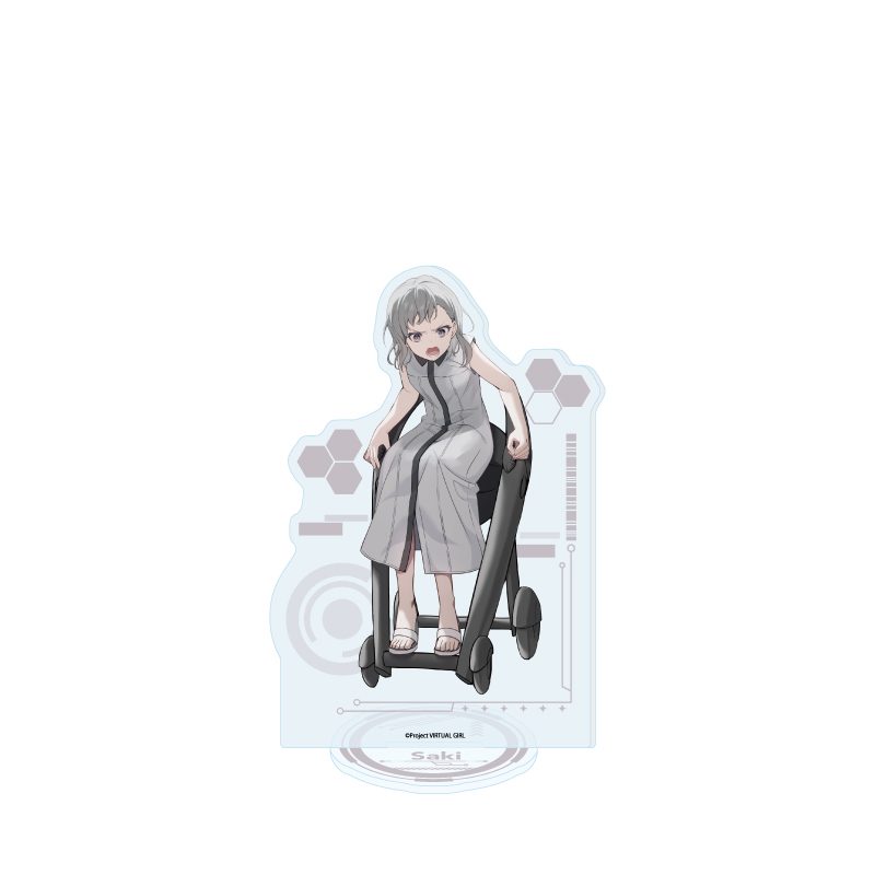 アクリルスタンド VIRTUAL GIRL @ WORLD'S END 06 サキ(公式イラスト) (Acrylic Stand "Virtual Girl @ World's End" 06 Saki (Official Illustration))