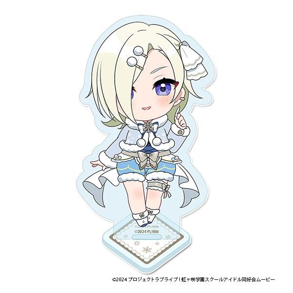ラブライブ!虹ヶ咲学園スクールアイドル同好会 ぷちちょこアクリルスタンド ミア・テイラー ウィンター衣装Ver. ("Love Live! Nijigasaki High School Idol Club" Puchichoko Acrylic Stand Mia Taylor Winter Costume Ver.)