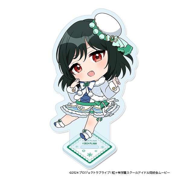 ラブライブ!虹ヶ咲学園スクールアイドル同好会 ぷちちょこアクリルスタンド 三船栞子 ウィンター衣装Ver. ("Love Live! Nijigasaki High School Idol Club" Puchichoko Acrylic Stand Mifune Shioriko Winter Costume Ver.)
