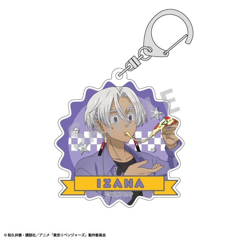 東京リベンジャーズ アクリルキーホルダー 黒川イザナ Welcome diner ("Tokyo Revengers" Acrylic Key Chain Kurokawa Izana Welcome Diner)