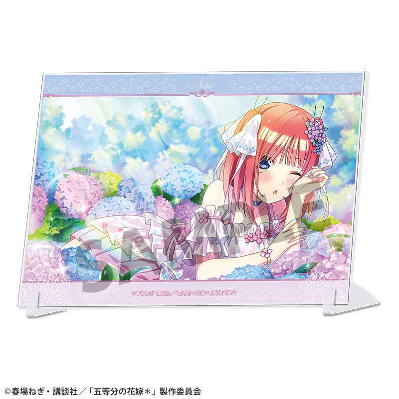 五等分の花嫁* A6ビジュアルアクリルプレート Vol.1 中野二乃 ("The Quintessential Quintuplets Specials 2" A6 Visual Acrylic Plate Vol. 1 Nakano Nino)