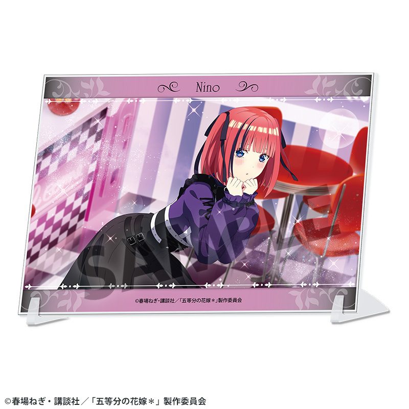 五等分の花嫁* A6ビジュアルアクリルプレート Vol.2 中野二乃 ("The Quintessential Quintuplets Specials 2" A6 Visual Acrylic Plate Vol. 2 Nakano Nino)