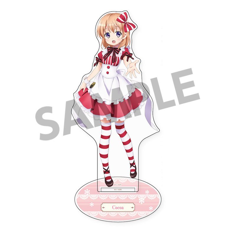 ご注文はうさぎですか? BLOOM 描き下ろしBIGアクリルスタンド ココア ("Is the order a rabbit? BLOOM" Original Illustration Big Acrylic Stand Cocoa)