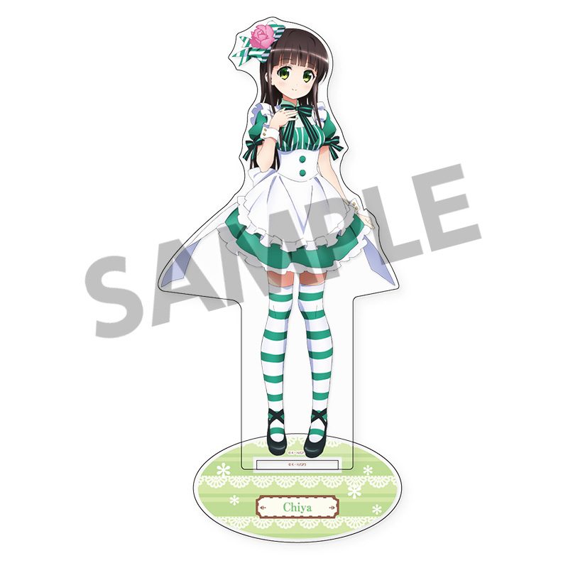 ご注文はうさぎですか? BLOOM 描き下ろしBIGアクリルスタンド 千夜 ("Is the order a rabbit? BLOOM" Original Illustration Big Acrylic Stand Chiya)