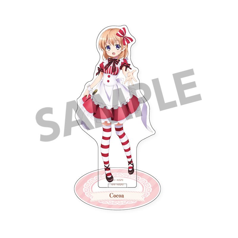 ご注文はうさぎですか? BLOOM 描き下ろしアクリルスタンド ココア ("Is the order a rabbit? BLOOM" Original Illustration Acrylic Stand Cocoa)