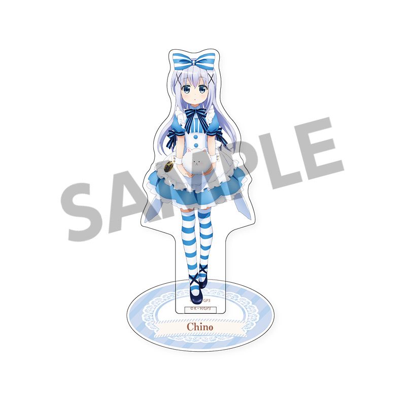 ご注文はうさぎですか? BLOOM 描き下ろしアクリルスタンド チノ ("Is the order a rabbit? BLOOM" Original Illustration Acrylic Stand Chino)