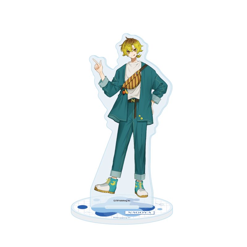 アクリルスタンド 連れてって!るるぶさん 05 るるぶ名古屋(公式イラスト) (Acrylic Stand "Tsuretette! Rurubu-san" 05 Rurubu Nagoya (Official Illustration))