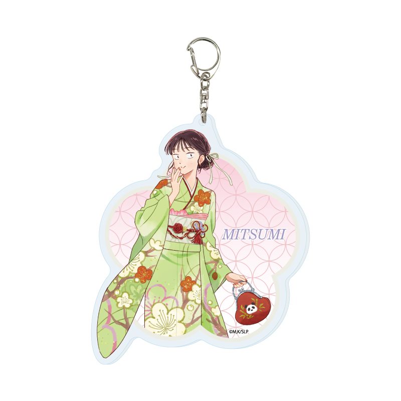 デカアクリルキーホルダー スキップとローファー 02 岩倉美津未 お正月Ver.(描き下ろしイラスト) (Deka Acrylic Key Chain "Skip and Loafer" 02 Iwakura Mitsumi New Year Ver. (Original Illustration))