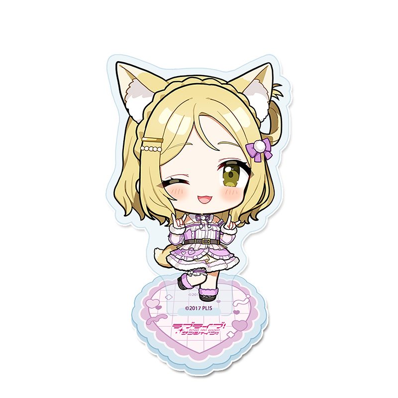 ラブライブ!サンシャイン!! ぷちちょこアクリルスタンド 小原鞠莉 アニマル衣装 ("Love Live! Sunshine!!" Puchichoko Acrylic Stand Ohara Mari Animal Costume)