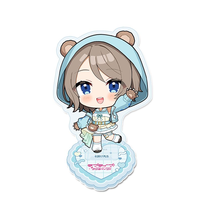 ラブライブ!サンシャイン!! ぷちちょこアクリルスタンド 渡辺曜 アニマル衣装 ("Love Live! Sunshine!!" Puchichoko Acrylic Stand Watanabe You Animal Costume)