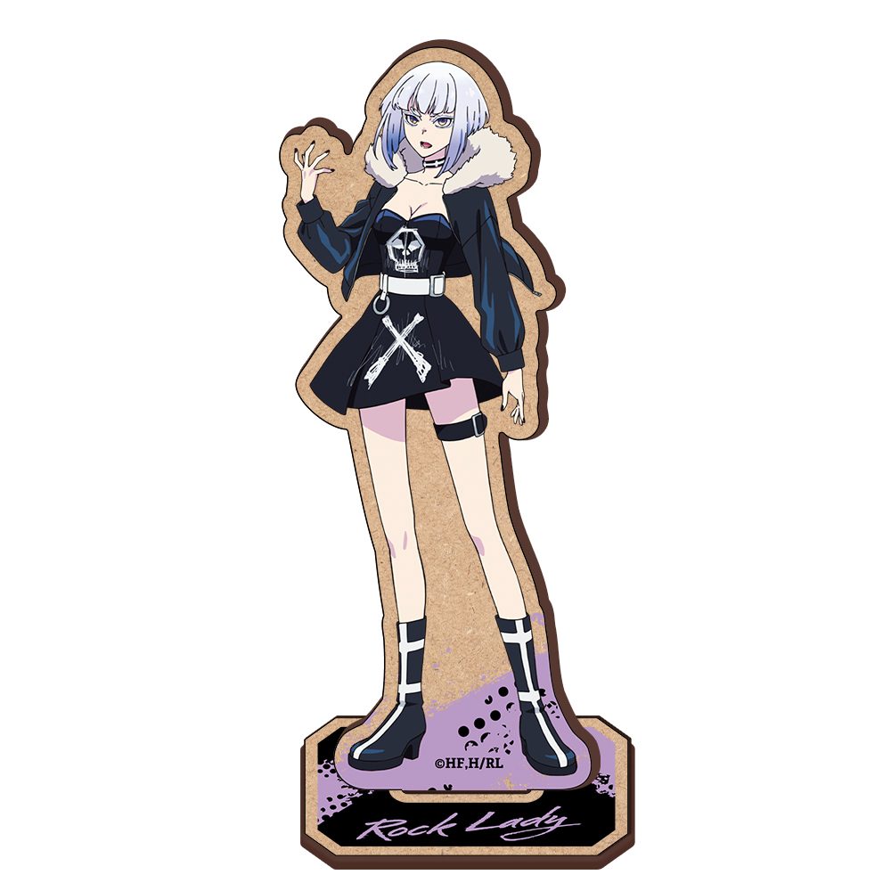 ロックは淑女の嗜みでして 木製キャラスタンド 白矢環 ("Rock Is a Lady's Modesty" Wooden Chara Stand Shiraya Tamaki)