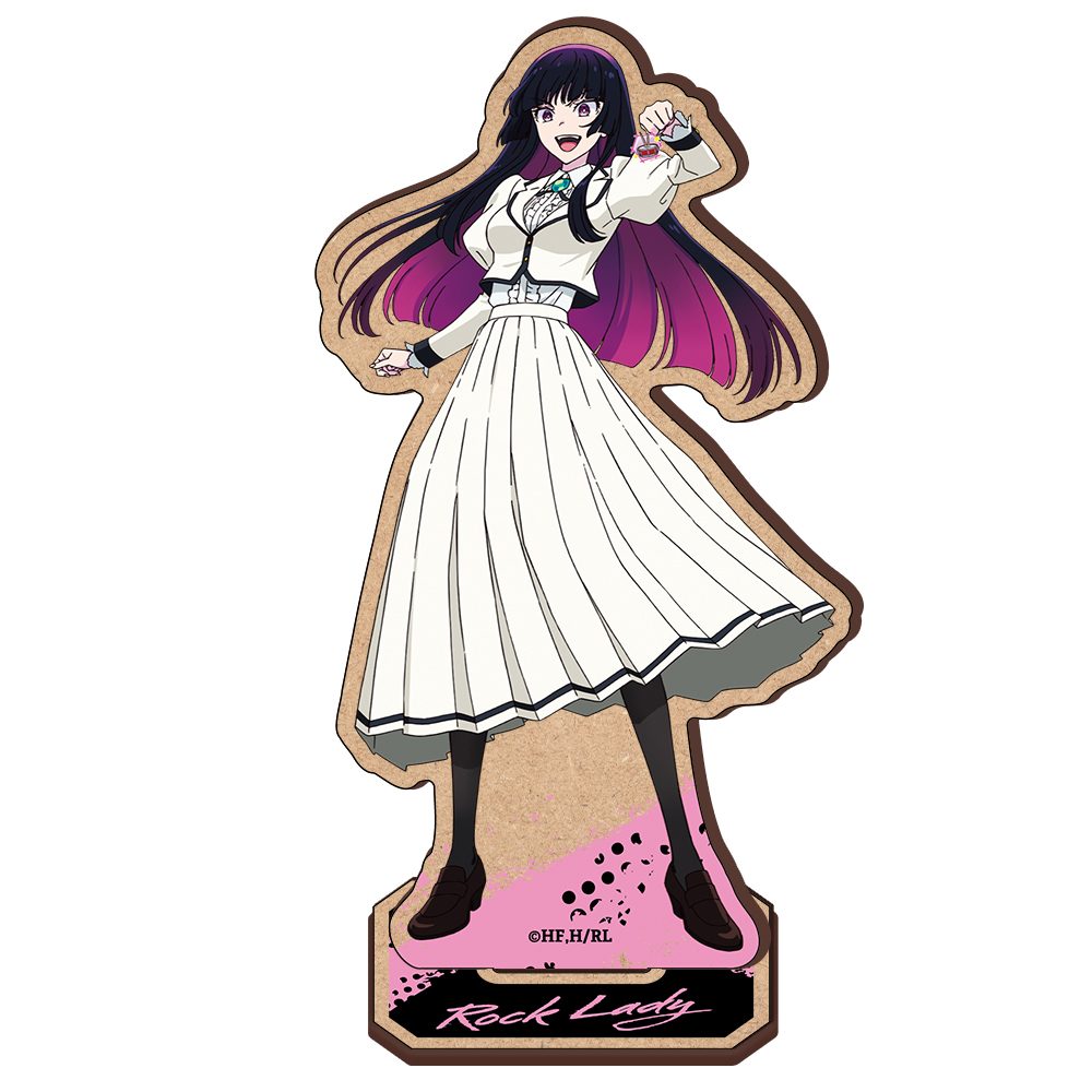 ロックは淑女の嗜みでして 木製キャラスタンド 黒鉄音羽 ("Rock Is a Lady's Modesty" Wooden Chara Stand Kurogane Otoha)