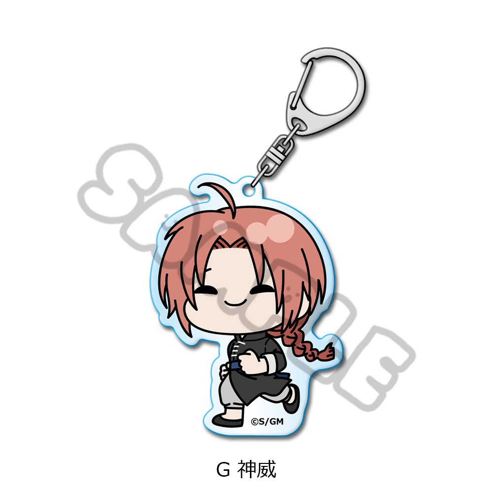 新劇場版 銀魂 -吉原大炎上- アクリルキーホルダー mochochoシリーズ G 神威 ("New Gintama The Movie: -Yoshiwara in Flames-" Acrylic Key Chain mochocho Series G Kamui)