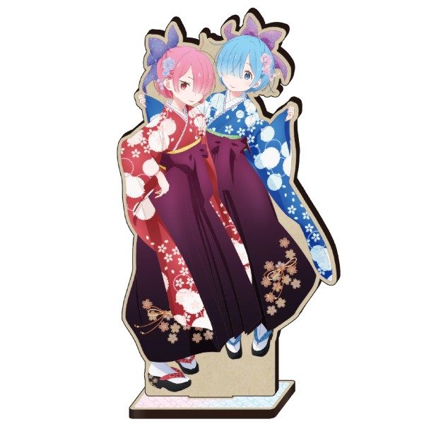 Re:ゼロから始める異世界生活 MOKUスタ レム&ラム 袴Ver. ("Re:Zero kara Hajimeru Isekai Seikatsu" MOKU Stand Rem & Ram Hakama Ver.)
