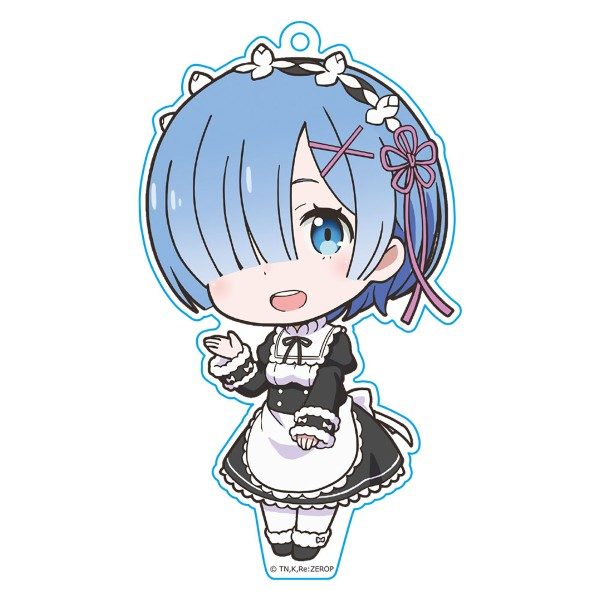 Re:ゼロから始める異世界生活 Memory Snow ぷにこれ!キーホルダー(スタンド付) レム ("Re:Zero kara Hajimeru Isekai Seikatsu Memory Snow" Puni Colle! Key Chain (with Stand) Rem)