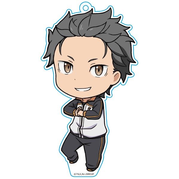 Re:ゼロから始める異世界生活 ぷにこれ!キーホルダー(スタンド付) スバル ("Re:Zero kara Hajimeru Isekai Seikatsu" Puni Colle! Key Chain (with Stand) Subaru)