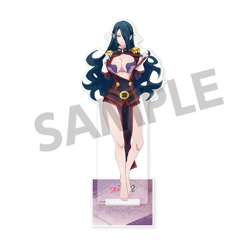 魔都精兵のスレイブ2 描き下ろしBIGアクリルスタンド 東風舞希 A ("Chained Soldier Season 2" Original Illustration Big Acrylic Stand Azuma Fubuki A)