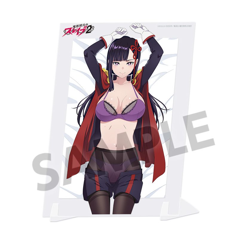 魔都精兵のスレイブ2 描き下ろしビジュアルアクリルプレート 山城恋 A ("Chained Soldier Season 2" Original Illustration Visual Acrylic Plate Yamashiro Ren A)