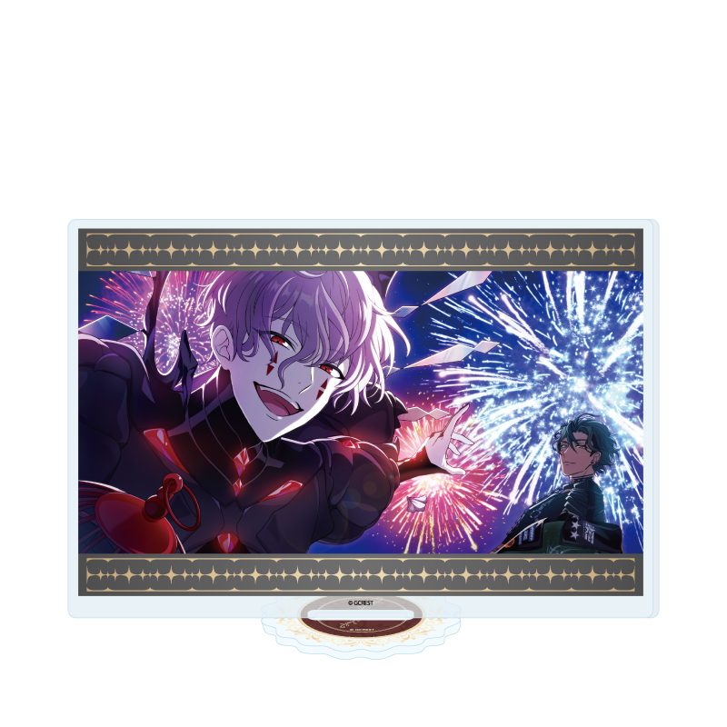 アクリルスタンド 夢職人と忘れじの黒い妖精 77 ダステ&スカー(公式イラスト) (Acrylic Stand "Dream Meister and the Recollected Black Fairy" 77 Daste & Scar (Official Illustration))