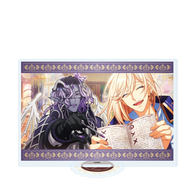 アクリルスタンド 夢職人と忘れじの黒い妖精 79 カナン&ベツェル(公式イラスト) (Acrylic Stand "Dream Meister and the Recollected Black Fairy" 79 Canaan & Bezer (Official Illustration))