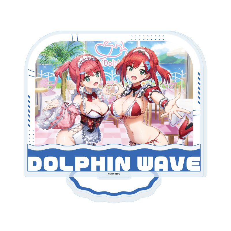 アクリルスタンド ドルフィンウェーブ 89 A(公式イラスト) (Acrylic Stand "Dolphin Wave" 89 A (Official Illustration))