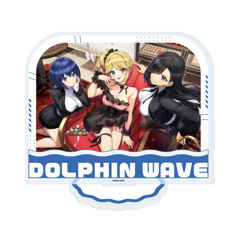 アクリルスタンド ドルフィンウェーブ 91 C(公式イラスト) (Acrylic Stand "Dolphin Wave" 91 C (Official Illustration))