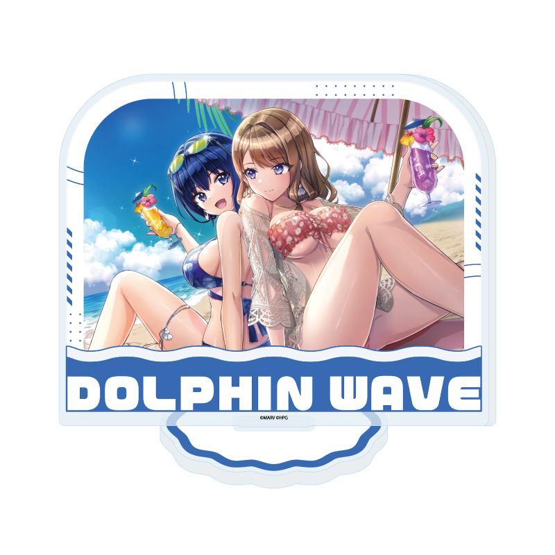 アクリルスタンド ドルフィンウェーブ 92 D(公式イラスト) (Acrylic Stand "Dolphin Wave" 92 D (Official Illustration))