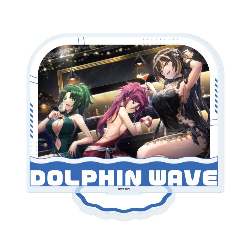 アクリルスタンド ドルフィンウェーブ 94 F(公式イラスト) (Acrylic Stand "Dolphin Wave" 94 F (Official Illustration))