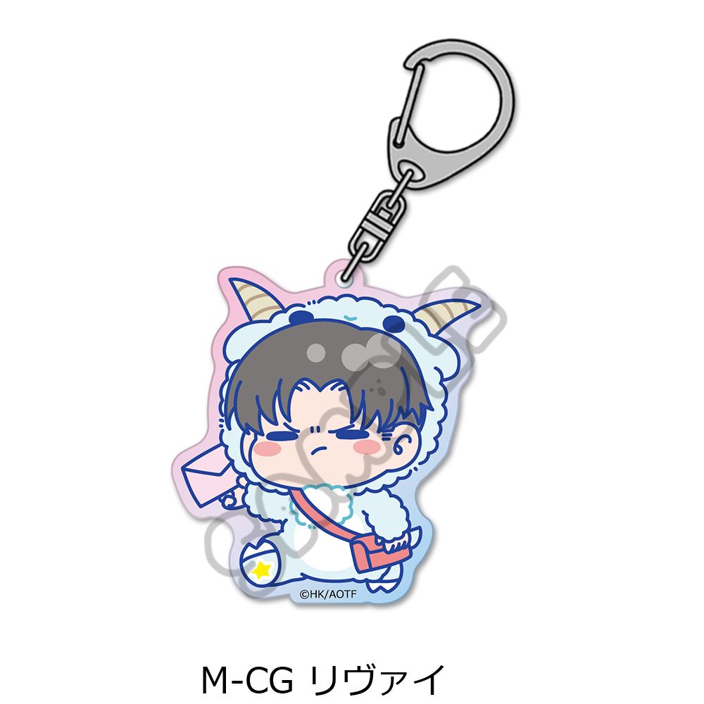 進撃の巨人 The Final Season 第16弾 アクリルキーホルダー M-CG リヴァイ ("Attack on Titan The Final Season" Vol. 16 Acrylic Key Chain M-CG Levi)