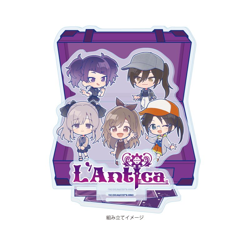 アクリルジオラマ アイドルマスター シャイニーカラーズ 05 283プロ アンティーカ おでかけVer.(ミニキャライラスト) (Acrylic Diorama "The Idolmaster Shiny Colors" 05 283 Production L'Antica Outing Ver. (Mini Character Illustration))
