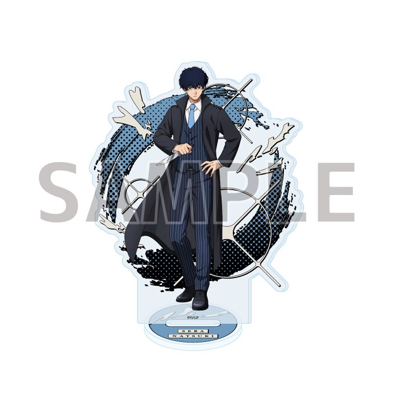 アクリルスタンド SAKAMOTO DAYS 68 勢羽夏生 バトル×スーツVer.(描き下ろしイラスト) (Acrylic Stand "Sakamoto Days" 68 Seba Natsuki Battle x Suit Ver. (Original Illustration))