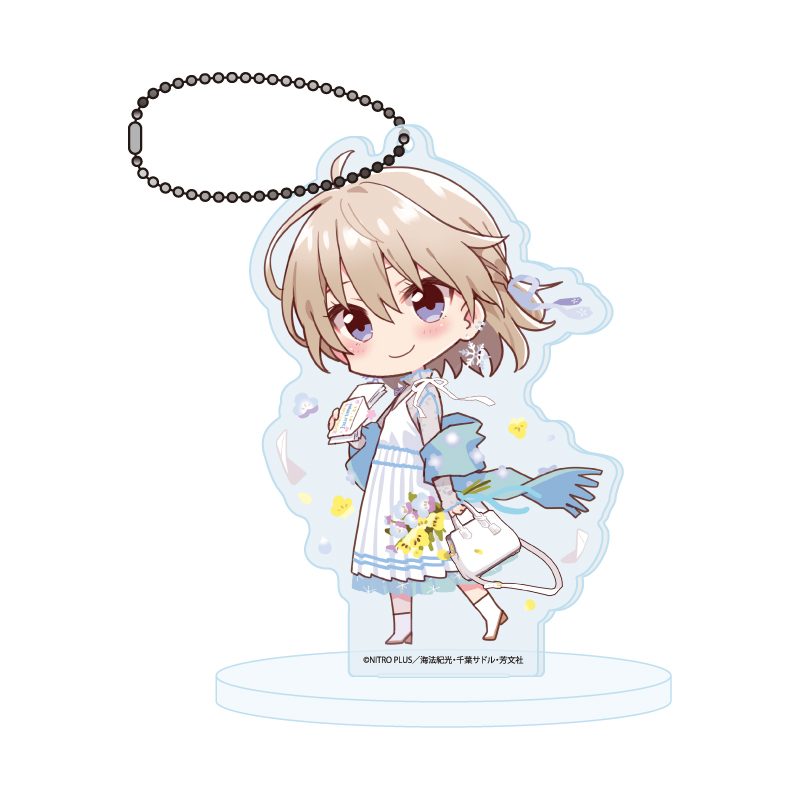 アクリルスタンドキーホルダー がっこうぐらし! 12 直樹美紀A(描き下ろしイラスト) (Acrylic Stand Key Chain "School-Live!" 12 Naoki Miki A (Original Illustration))